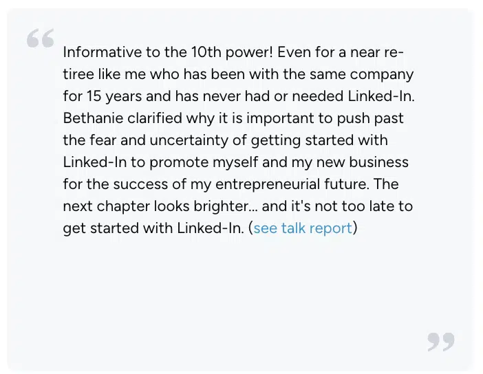 Linkedin Informative 10th power