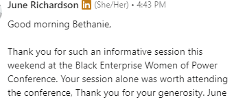 Session Was worth attending the whole conference