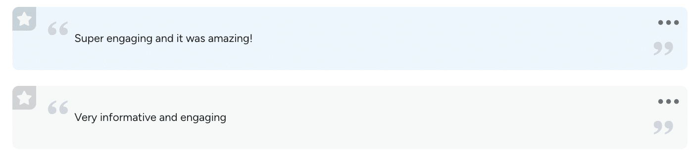 Super engaging informative